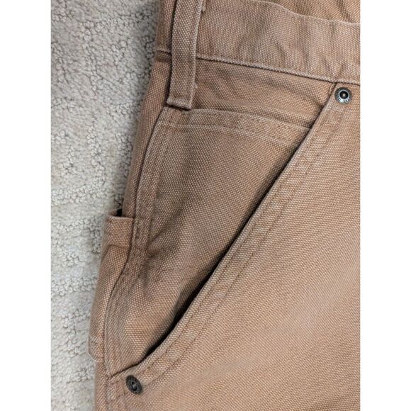 Carhartt Pant Mens 40x30 Brown B292 BRN Cordura Nylon Double Knee Canvas Work - Picture 4 of 12